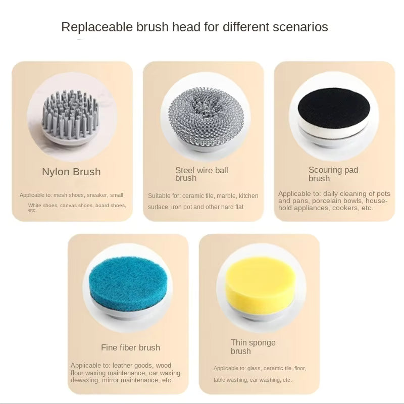 Electric dish scrubber