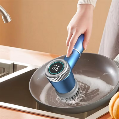 Electric dish scrubber