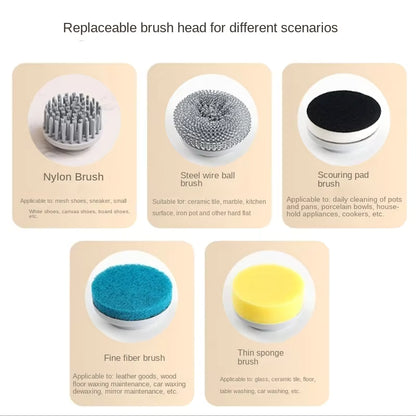 Electric dish scrubber